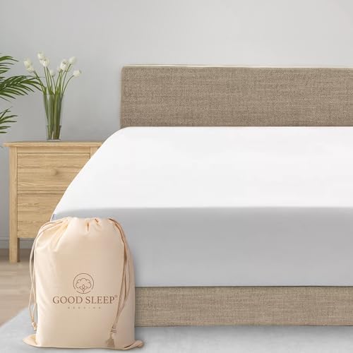 100% Egyptian Cotton Twin XL Fitted Sheet, 1000 Thread Count - White