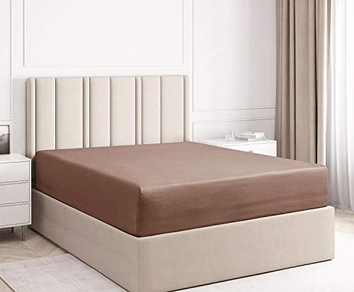 Queen Size 100% Supima Cotton 600 Thread Count, One PC Fitted Sheet