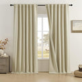DUALIFE Extra Long Curtains 120 Inches Long for Living Room 2