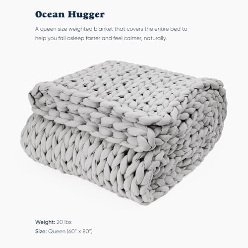 Bearaby Weighted Hugger Blanket 20 lbs Queen Size (60"x80")