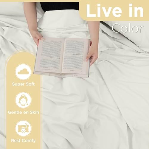Full 4-Piece Bed Sheet Set – Soft, Lightweight, Wrinkle-Resistant