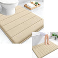 OLANLY Memory Foam Bathroom Rugs and Toilet Rugs, Bath Rug Size 44x32