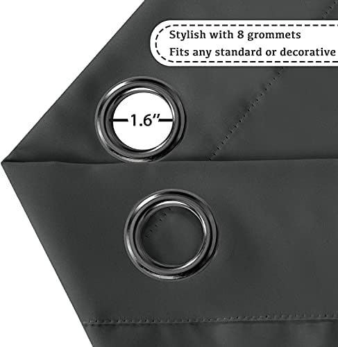 Turquoize Thermal Insulating Blackout Grommet Top Curtains Ultra Soft