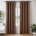Joydeco Blackout Curtains 72 Inch Length 2 Panels Set, Thermal