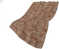 HomeRoots 50" X 70" Brown and Beige Geometric Polyester Woven Plush