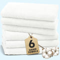 100% Ring Spun Cotton Hand Towels for Bathroom – 550 GSM Soft &