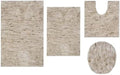 Home Weavers Elegance Bathroom Rugs Sets 4 Piece- Plush Bath Mat Set