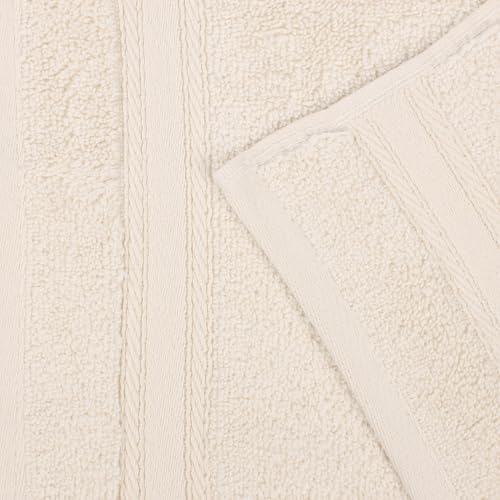 SUPERIOR Belmont Zero Twist Cotton Medium Weight Towels, for Guest