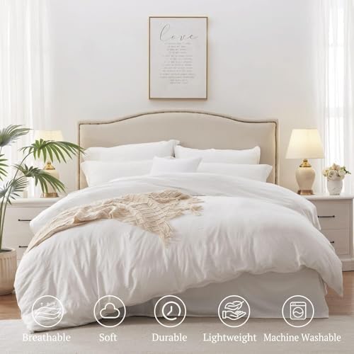 3 Sided Zipper Duvet Cover Set Microfiber 3PCS Twin Size Silver Grey