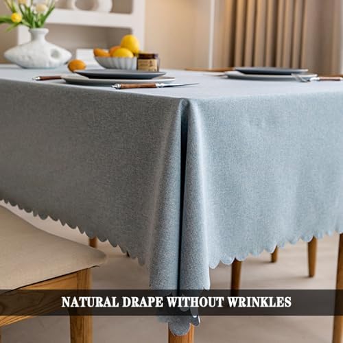 Tablecloth Table cltoh 120cm Round Cotton Linen Tablecloth Water Table