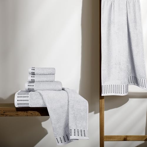 BELIZZI HOME Ultra Soft 6 Pack Cotton Towel Set, Contains 2 Bath