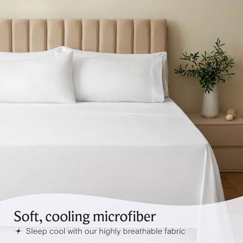 Twin XL Sheets Set, Cooling & Soft Deep Pocket Bed Sheets, 3PC