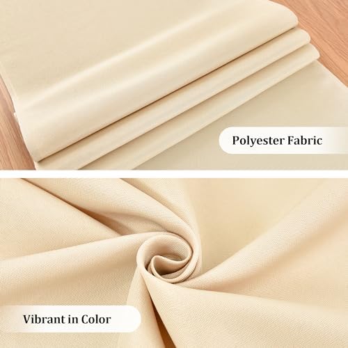 Farmhouse Beige Table Runner Small Short Table Runners 36 Inches