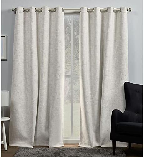 Exclusive Home Curtains EH8460-01-2-84G Burke Blackout Grommet Top