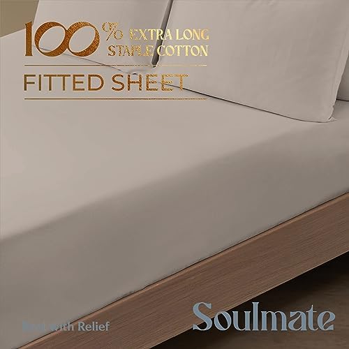 Mayfair Linen Full Size Fitted Sheet Only - 100% Egyptian Cotton 500
