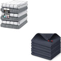 Homaxy Kitchen Towels and Dishcloths Set, 16 x 28 Inches and