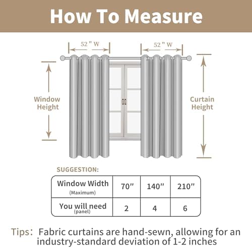 LAMIT Brown Sheer Linen Curtains for Living Room 96 Inches Long 2