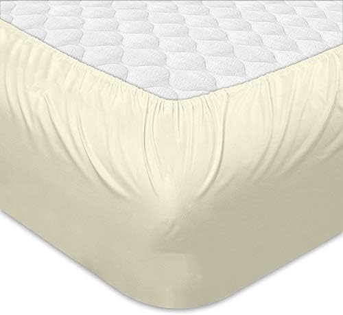 1 Fitted Sheet Only - 500 Thread Count Long Staple Combed, Pure