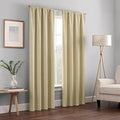 Blackout 100% Polyester Curtains for Living Room and Bedroom with Easy
