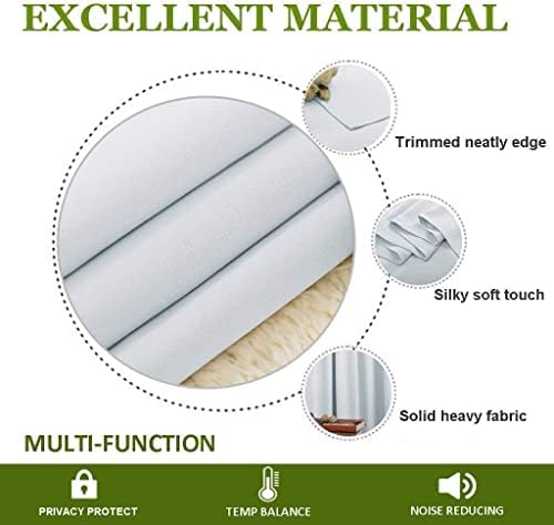 100% Polyester Room Darkening Back Tab Curtains Panel and Drapes for