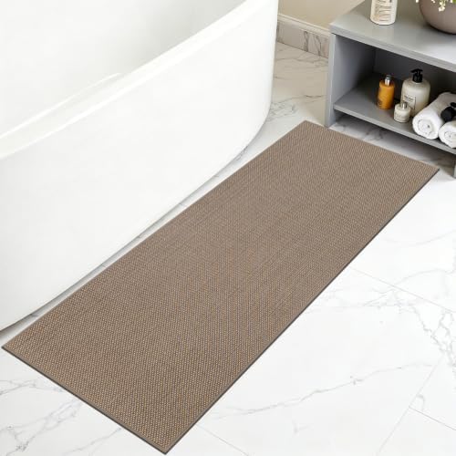 SHACOS Non Slip Bathroom Runner Rugs 24"x60" Quick Dry Ultra Thin Bath