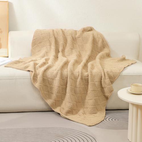 Minky Throw Blanket, Soft Plush Lightweight Cozy Touch