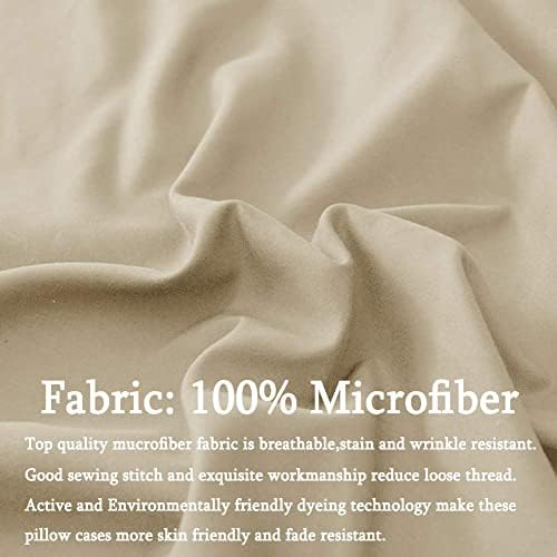 SONORO KATE Luxury Pillowcase Set Brushed Microfiber 1800 Bedding