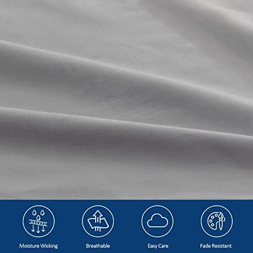 Moonsea Twin XL Sheet Sets Extra Deep Pocket, 3Pcs with Side Pocket