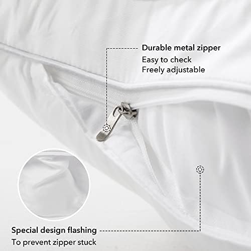 FAVRIQ 20 x 20 Pillow Inserts (Set of 2) - 20 Inch Square Interior