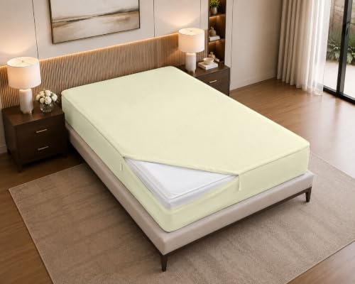 Zipper Fitted Sheet RV Full (54"x75") 1 Enclosed Base Sheet + 3 Zip