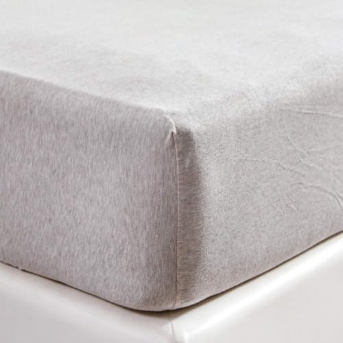 PURE ERA Jersey Fitted Sheet Only Heather Beige California King