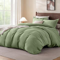 FreshCulture California King Duvet Cover - 3 Pieces Microfiber Duvet