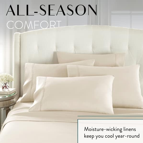 Danjor Linens Bed Sheet Set Queen Size for Hot Sleepers, Hotel Premium