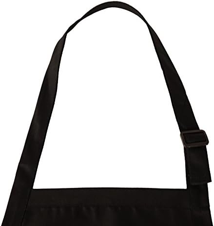 Adjustable Bib Apron Spun Poly-Commercial, Restaurant Kitchen 3 Pocket