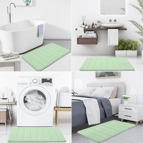 Buganda Meomry Foam Bathroom Mat and Toilet Rugs U-Shaped 4 Pieces, 2