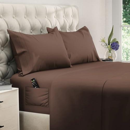DREAMCARE Queen Sheet Set - Queen - Mocha Brown