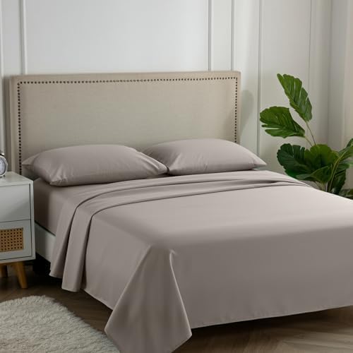 Carressa Linen 600 Series Queen Size Sheets Set, 16" Deep Pocket