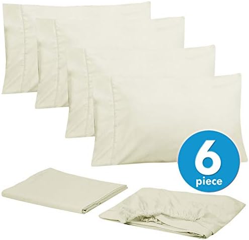Sweet Home Collection Full Size Bed Sheets - 6 Piece 1500 Thread Count