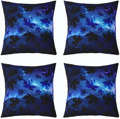 Feelyou Cannabis Leaf Throw Pillow Covers Set of 2 22x22 Inches