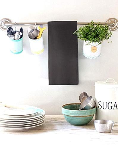 Urban Villa Kitchen Towels 100% Cotton Gray Color Dish Cloths & Dish