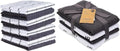 AMOUR INFINI Bundle Pack of 4 Terry Dish Towels + 8 Dish Cloths Highly