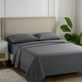 Carressa Linen 600 Series King Size Sheets Set, 16" Deep Pocket, Dark