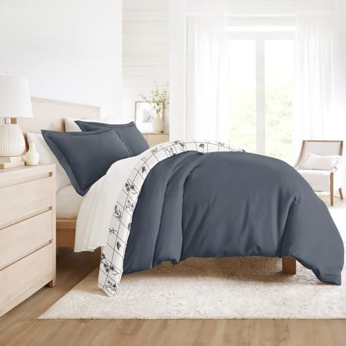 Linens & Hutch Duvet Cover Set Patterned Microfiber Ultra Soft Bedding
