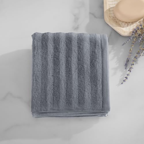 Performance Cotton 6-Piece Bath Towel Set, Super Soft Quick Dry Fade