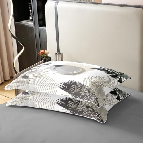 Erosebridal Gray Boho Mid Century 100% Cotton Duvet Cover Full