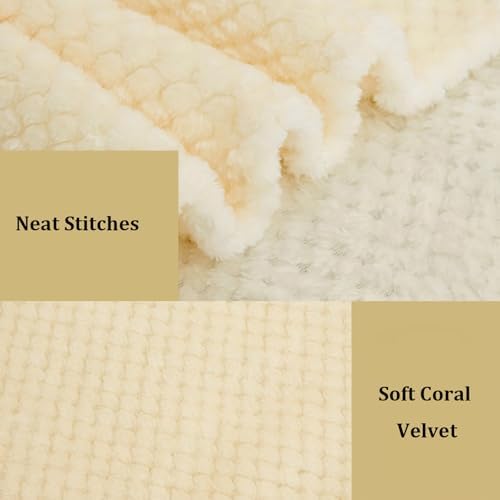 Flannel Fleece Blanket,Solid Color Warm Comfy Sofa Blankets,Fuzzy