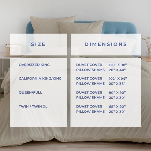 5 Pc Queen/Full Size Duvet Cover 100% Egyptian Cotton with Zipper All