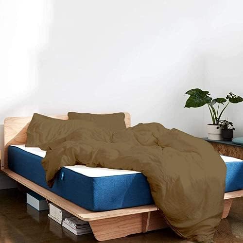 Taupe Duvet Covers California King Size Brushed Microfiber Soft