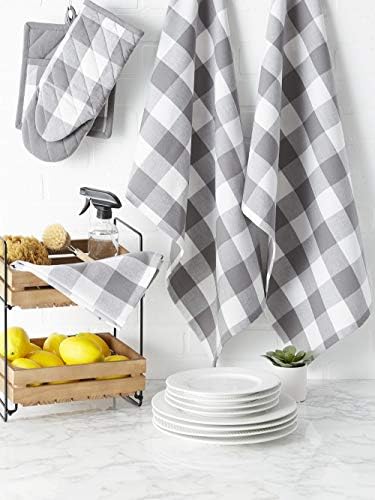 DII Buffalo Check Kitchen Collection, Classic Farmhouse Kitchen Set
