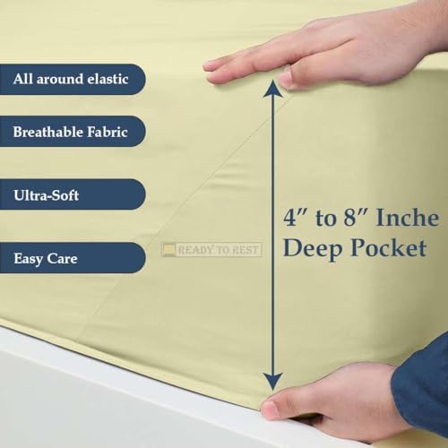 Ready To Rest Full Sheet Set - Luxury 1800 Ultra-Soft Microfiber